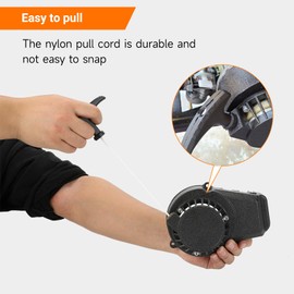 FVRITO Pull Start Assembly Recoil Starter for SYX Moto 50cc Dirt Bike SSR X-pro Coolster Apollo 47cc 49cc 2 Stroke Engine Mini Kids Pit Pocket Chinese ATV Quad 4 Wheeler Go Kart Parts with Pull Cord