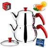 Hakan Stainless Steel 2 L, 67 Oz, Mini Double Bondy