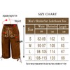 DmHirmg Lederhosen Men,Oktoberfest Outfits Men,Lederhosen,October Festival Costume,Brown,L