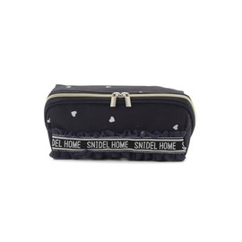 Snidel SHGG252201 Logo Tape Heart Square Pouch, blue (NVY), One size