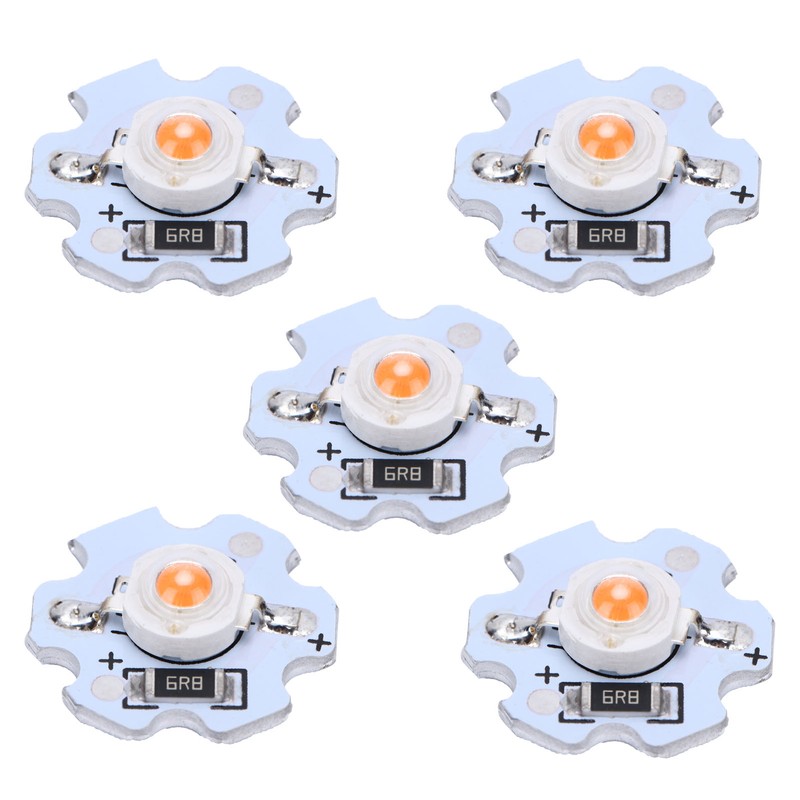 25Pcs 5V LED Chips 200LM 1W High Power LED Lamp
