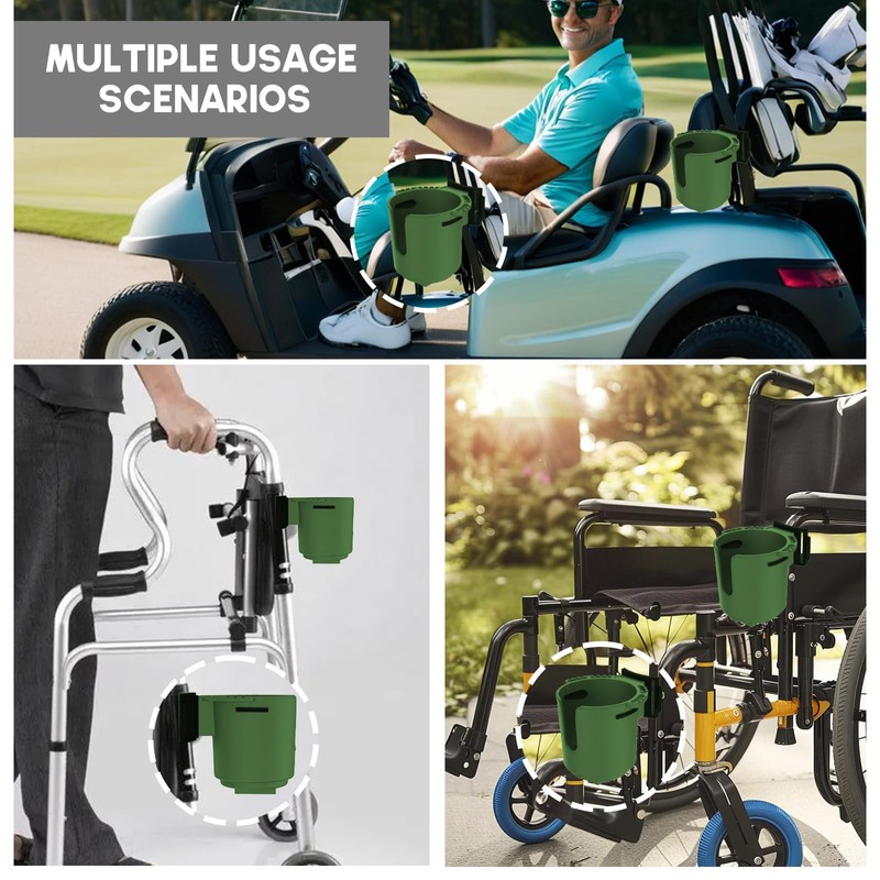 Universal Walker Cup Holder for Drive Medical Nitro Rollator &