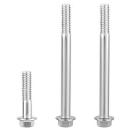 Tinoaly 3pcs LS Engine Starter Bolt Kit, Long & Short Galvanized Steel Bolts Accessories Parts for All 1997-2014 LS Series Engines (LS1-LS3 LS6 LQ9 L92 L99 LR4 LQ4 L33), for 4.8L 5.3L 6.0L 6.2L