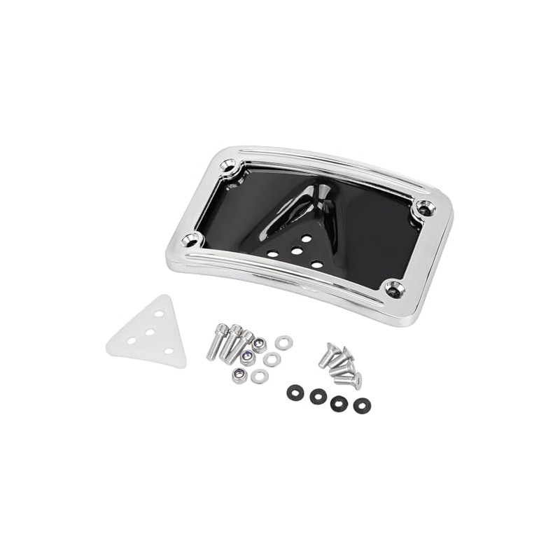 Cyreedom Motorcycle Curved Laydown License Plate Mount Kit with Frame
