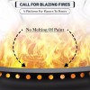 FEBTECH Smokeless Firepit Ring 45" OD & 39" ID for