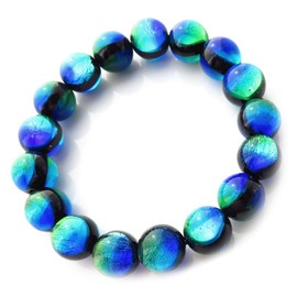 Kerama Marine Firefly Glass Bracelet 12mm Okinawa Souvenir Kerama Islands