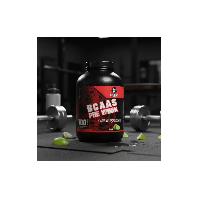 Pre Entreno Bcaas Strong Protein 1kg 100servicios