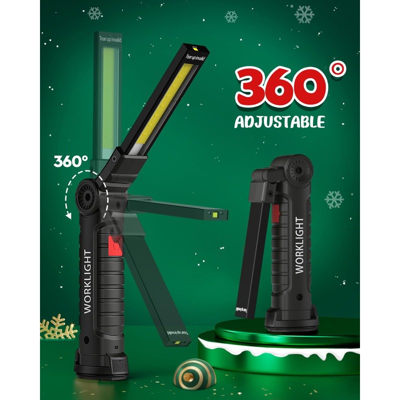 Coquimbo Tool Gifts for Men Him, Rechargeable LED Work Light