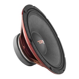 DS18 PRO-X12.4M Loudspeaker - 12" Midrange, Red Steel Basket, 900W Max, 450W RMS, 4 Ohms, 2" Kapton VC - Premium Quality Audio Door Speakers for Car or Truck Stereo Sound System (1 Speaker)