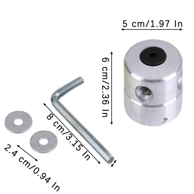 Deautie 2 x grass trimmer replacement, trimmer head aluminium, thread
