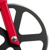 Relaxdays 1 x Bicycle Pizza Cutter, Funny Pizza Roller with