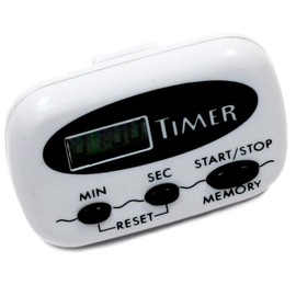 Rocky Mountain Goods Kitchen Timer with Magnet - 1 Second to 99 Minute Digital Countdown Timer - Clip and Stand for Versatile Use - Quiet Timer Alarm for Cooking, Baking, and Grilling