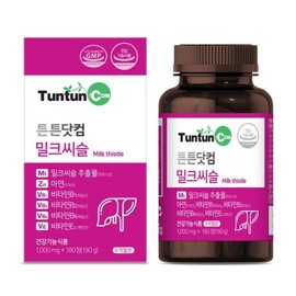 Teunteun.com 밀크씨슬 (6개월분) 실리마린 130 mg 함유 / 간 건강 / 복합 6종 / 건강기능식품 Milk Thistle (6-Month Supply) Containing 130 mg of Silymarin / Liver Health / 6 Complex Types / Health Functional Food