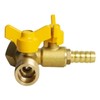 Aopin 3 Way Ball Valve Brass G 1/2" Female Thread