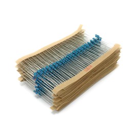 330ohms - Kit de 600 Resistencias de 1/4 Watt con 30 Valores Diferentes y 1% de Tolerancia