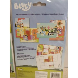 Sandylion Bluey -  Adventures Puzzle Sticker Pack Multi-Color 416 Puzzle Sticker kit