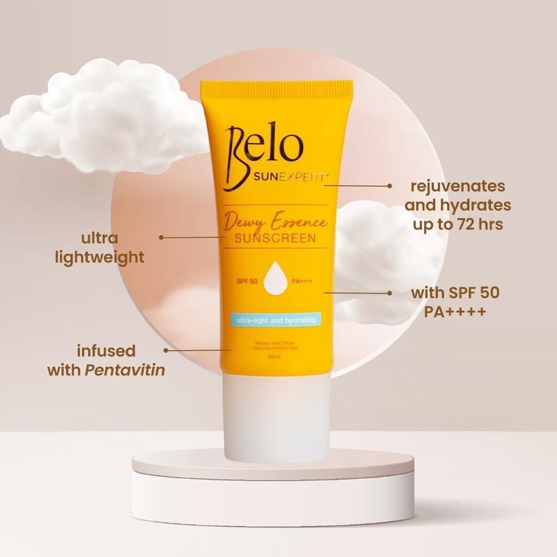Belo Sunexpert Dewy Essence Sunscreen Sunblock SPF 50 PA+++, 50g