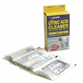 ZOJIRUSHI Citric Acid Cleaner (4 Packets) for Electric Water Boiler Pots CD-K03