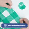 Smiry Picnic Table Cloth 2 Pack, Waterproof Elastic Fitted Tablecloths
