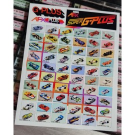 AFX Aurora AFX G-Plus + Super G-Plus Cars Poster 8 1/2" x 11" Updated!