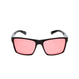 Medspex R787M FL-41 Tinted Glasses Black/Pink Migraine FL41 Fluorescent Light Sensitivity Indoor Outdoor Photophobia Readers