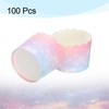 sourcing map 100Pcs Paper Baking Cups 6oz Greaseproof Disposable Bulk