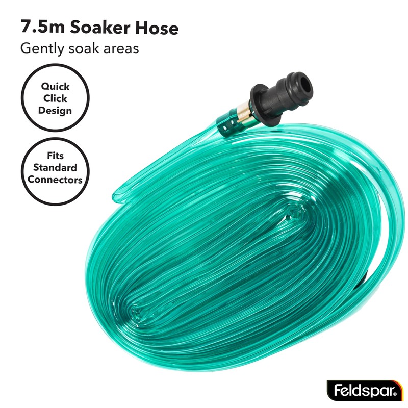 Feldspar Male Connect Garden Soaker Hose, 7.5 Meter Size