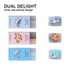 HILAZA 18Pcs Cute Sea Animal Erasers for Kids Bulk, Kawaii