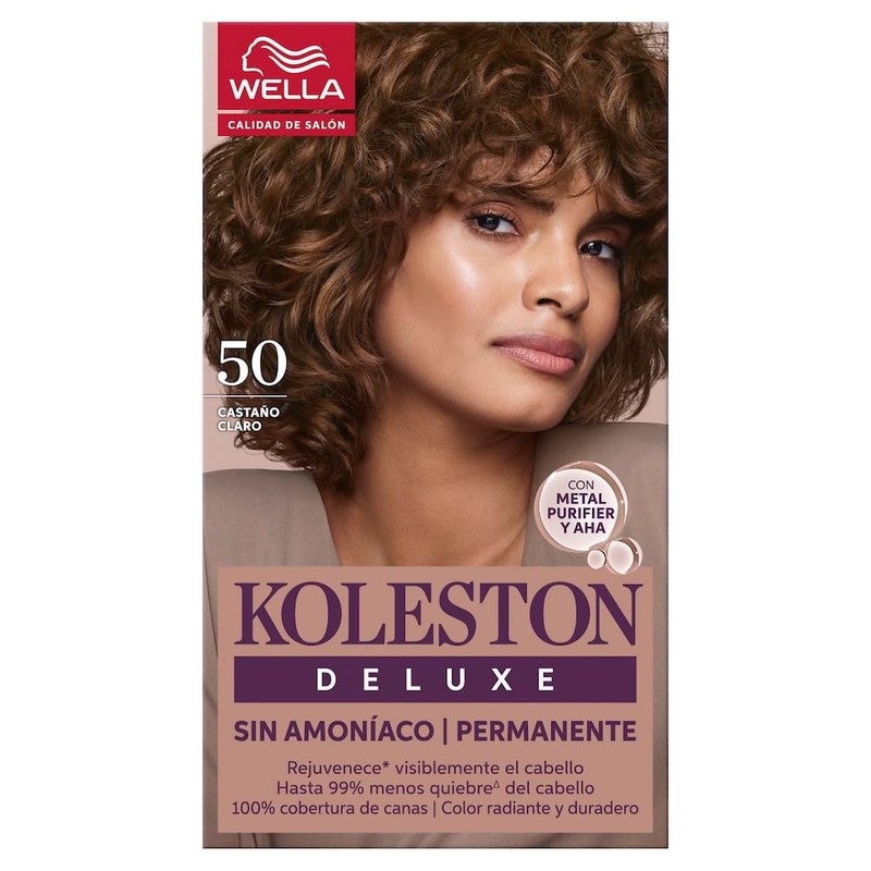Koleston Deluxe Tinte Permanente Sin Amoniaco 50 Castaño Claro