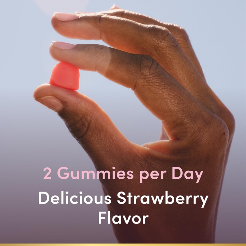 Nature's Bounty Hair, Skin & Nails with Biotin, Strawberry Gummies