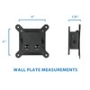 Mount-It! Small TV Monitor Wall Mount | Quick Release |