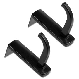 2pcs Monitor Headphone Stand Hook Headset Holder Hanger Adhesive Gaming Earphones Hanger Stick-on Support for Computer Over Ear Earphone Monitor Screen Edge Wall Mount Gaming Desk Accessories