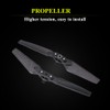 2 pairs Foldable Carbon Fiber Propellers Blades Drone Quadcopter Accessory