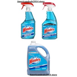 Windex Glass and Window Cleaner Spray, Original Blue, (Pick 23oz, 32oz OR 128oz) - 32 oz Bottle