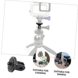 SHINEOFI 2PCS Tripod Adapter Set with Durable Construction Camera Holder for Standard Sports Cameras and Monopod Handlebar Mounts