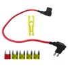 Vicue Updated Repair Fuel Pump Relay Bypass Cable Kit w/Fuse