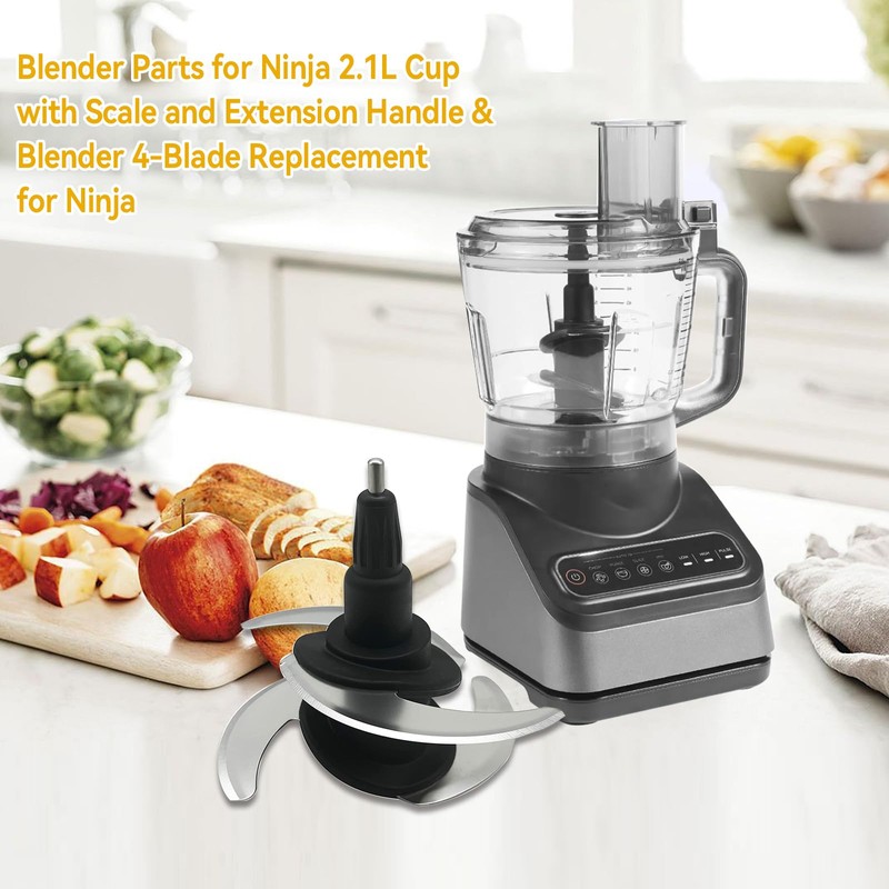 SYWAN Blender 4 Blade Replacement for Ninja 64oz 72oz Food