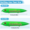 FUSIGO Catfish Rattling Line Float Lure Demon Dragon Catfish Floats