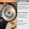 5PCS Angle Grinder Wood Carving Disc Set, 4 and 4