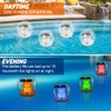 TGKYK Solar Pool Lighting, 2 Pieces, 3 Colours, Solar Floating