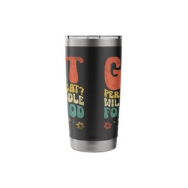 Got Persian Cat Will Cuddle For Food Persian Longhair Stainless Steel Insulated Tumbler