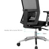 Waytex 78156 Gas Lift Chair Metal Chrome Silver 5 x