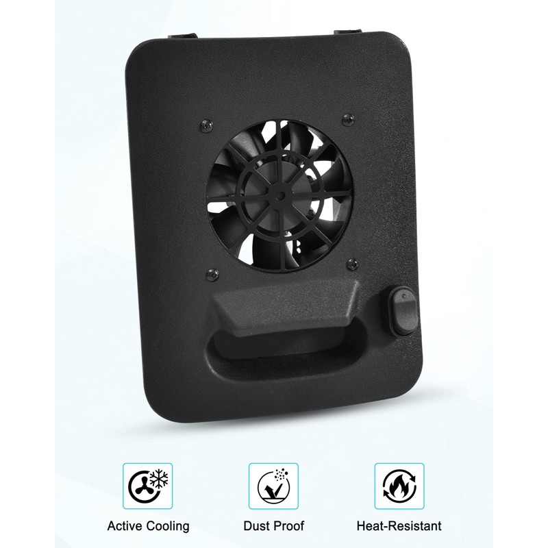 POKIAUTO Engine Access Panel with Fan Assembly for 2014-2023 Polaris