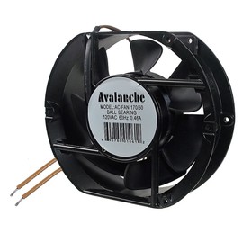 110V 120V Axial Ball Bearing AC Metal Cooling Fan Metal Fan 170 x 150 x 50 mm 0.46A. Dimensions: 6-3/4'' (172 mm) largeur x 6'' (150 mm) Hauteur x 2'' (50 mm) profondeur.