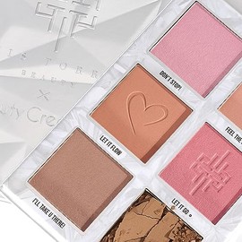 Beauty Creations X Luis Torres – Paleta de Rostro It’s a Vibe Vol. 2 – Rubores, Contorno e Iluminador en Polvo de Acabado Natural