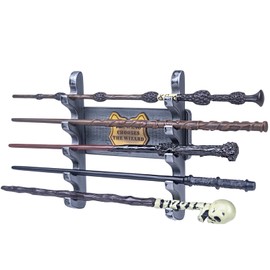 5 Tiered Wand Holder Wall Mount,Wood Wand Stand,Wand Display,Suitable for Wand Enthusiasts or Collectors to Display Wand in The Living Room,Bedroom or Office