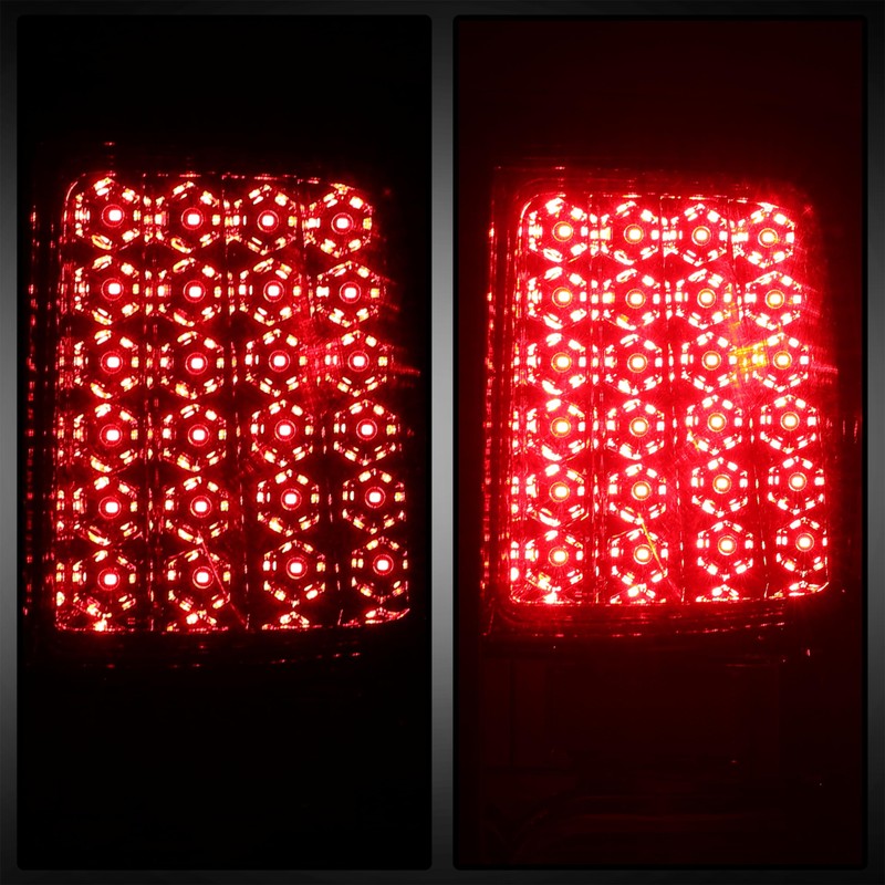 HECASA Tail Lights Compatible with 2007-2013 Toyota Tundra Pickup Truck