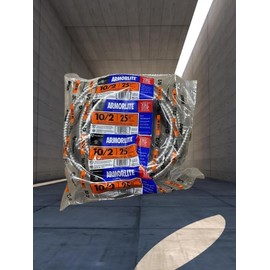 SOUTHWIRE 10/2 X 25 FT. Solid CU MC Metal CLAD ARMORLITE Cable 68581821