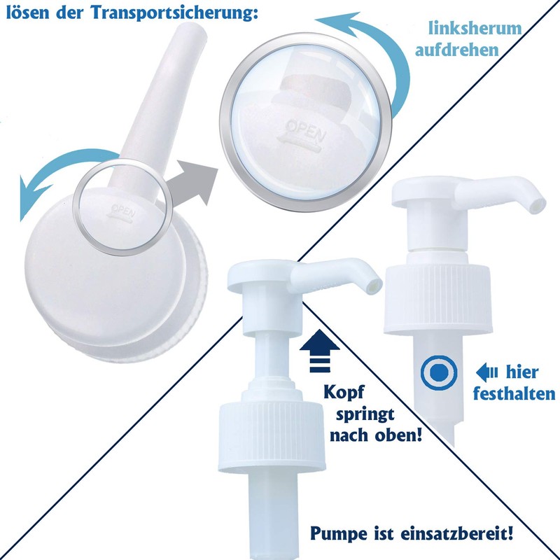 Horn Medical Dosing Pump with Baktolan Care Lotion (2 x