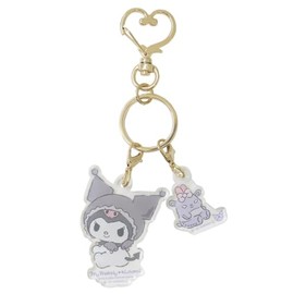 My Melody Kuromi 50th & 20th Anniversaries Chromi Double Row Acrylic Key Chain